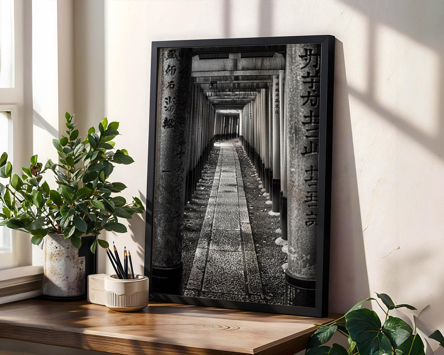 World Landmark | Fushimi Inari Torii Gates Print | Kyoto Japan Photography, Minimalist Wall Art