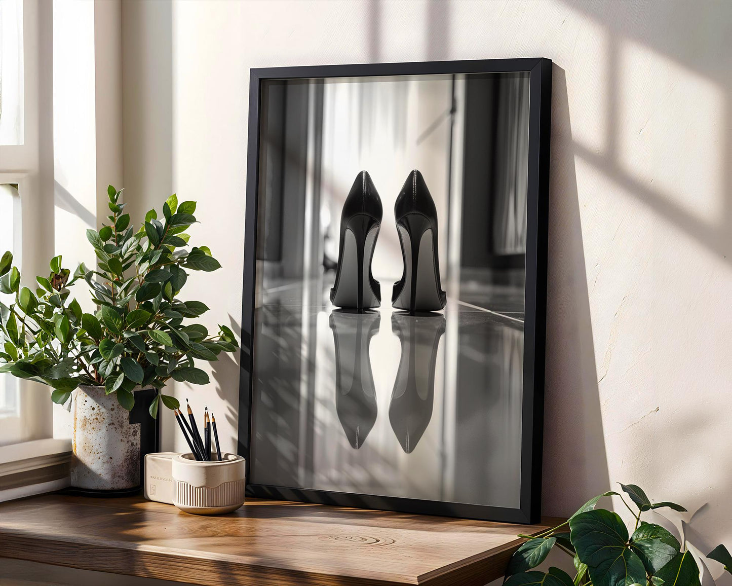 Minimal Wall Art | Fashion High Heels Photography | Designer Print wall art print, minimalist black and white poster, modern Scandinavian wall decor, Monohaus