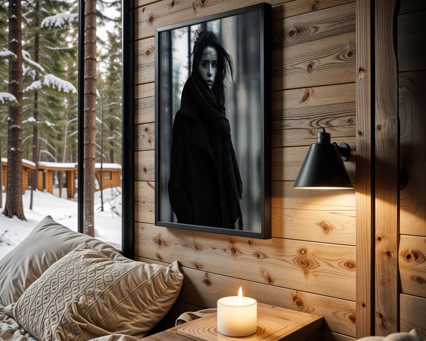 Minimal Wall Art Black and White Fashion Photography Print | Minimalist Home Decor wall art print, minimalist black and white poster, modern Scandinavian wall decor, Monohaus