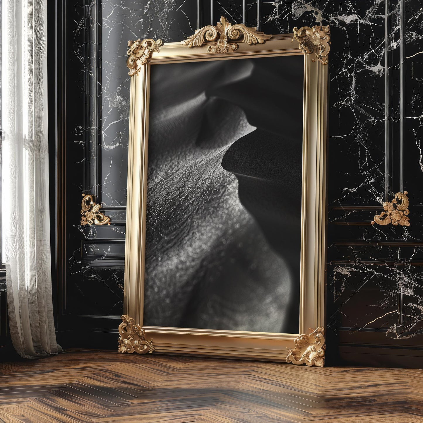 Abstract Fabric Texture Print | Black and White Photography, Minimalist Wall Art abstract wall art print, geometric minimalist poster, modern Scandinavian decor, Monohaus