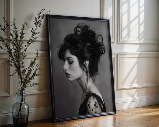 Minimal Wall Art Luxury Fashion | Black and White Fine Art Photography Print wall art print, minimalist black and white poster, modern Scandinavian wall decor, Monohaus