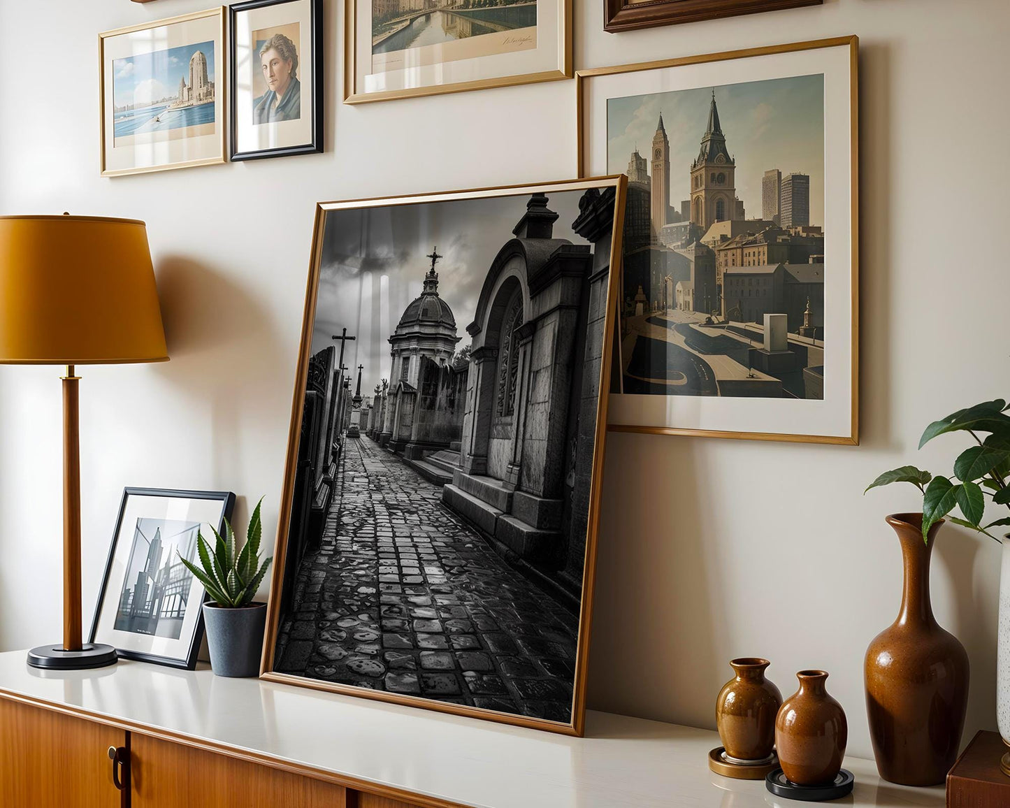 World Landmark | Recoleta Cemetery Print | Buenos Aires Black and White Photography