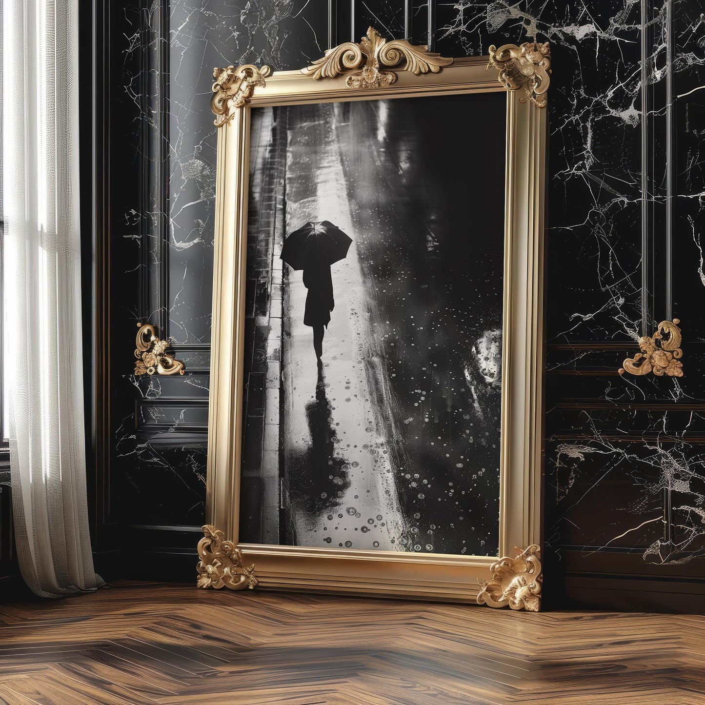 Urban Photography | City Umbrella Print | Minimalist Black and White Wall Art wall art print, black and white architectural poster, minimalist modern Scandinavian wall decor, Monohaus